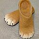 Order Flip-flops: men's sneakers Lion paws. ElzyWool. Livemaster. . Flip flops Фото №3