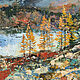 Painting in mixed technique Breath of autumn. Pictures. Pictures for the soul (RozaSavinova). Online shopping on My Livemaster.  Фото №2