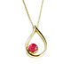 Bright red pendant with jade on a chain 'Bright accent'. Pendants. Irina Moro. Online shopping on My Livemaster.  Фото №2
