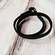 Order Thin bracelet winding from leather Knot. Tatiana (Leather bracelets). Livemaster. . Cuff bracelet Фото №3