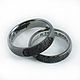 Titanium wedding rings with prints. Rings. asgdesign. My Livemaster. Фото №4