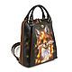 Order Bag backpack ' Chanterelle in lights'. Pelle Volare. Livemaster. . Backpacks Фото №3