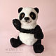 Soft toys: Little Panda. Stuffed Toys. Marina Eretnova. Online shopping on My Livemaster.  Фото №2