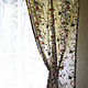Order Curtains of two halves on a small window Wild flowers. Kitchen. Livemaster. . Curtains1 Фото №3