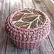 Order Knitted basket with lid, storage basket made of knitted yarn. Lace Shawl by Olga. Livemaster. . Basket Фото №3