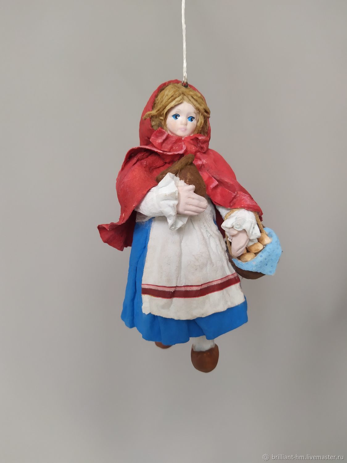 Ватная игрушка Красная Шапочка в интернет-магазине Ярмарка Мастеров по ...