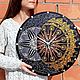 Mandala Clock Moon and Sun Mandala - Life. Watch. Clocks for Home (Julia). My Livemaster. Фото №5