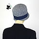 Order Elegant women's tweed hat 'Slouch'. Mishan (mishan). Livemaster. . Hats1 Фото №3