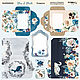 Бумага для скрапбукинга по листу Конверты Blue & Blush от Scrapmir. Бумага для скрапбукинга. Barbariska-art. Интернет-магазин Ярмарка Мастеров.  Фото №2