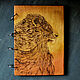 Copy of Notepad wood cover A4 "Colored dreams-4", Sketchbooks, Moscow,  Фото №1