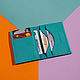 Cardholder Mini-wallet Hermes Turquoise, Cardholder, Moscow,  Фото №1