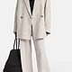 Плательно-блузочный мокрый шелк Armani серый. Ткани. You.ra tkani. Ярмарка Мастеров.  Фото №7