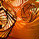 Interior lamp night light made of wood ' Spiral'. Ceiling and pendant lights. tesso. My Livemaster. Фото №4