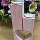 Candlesticks cedar for romantic evenings Attraction. Candlesticks. Joinery in Altai. Online shopping on My Livemaster.  Фото №2