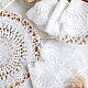 Order Round napkin openwork crocheted. Natalie crochet flowers. Livemaster. . Doilies Фото №3