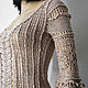 Silk Crochet Dress. Dresses. Crochet by Tsareva. Online shopping on My Livemaster.  Фото №2