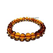 Men's bracelet made of amber