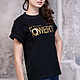 Women's black Oversize T-shirt, Loose basic. T-shirts. Lara (EnigmaStyle). Online shopping on My Livemaster.  Фото №2