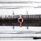 Vermeil ring with 6mm rhodolite garnet (RCR6), Rings, Moscow,  Фото №1