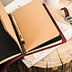Leather notebook A5 with interchangeable notebooks. Notebooks. Ptaho. Online shopping on My Livemaster.  Фото №2