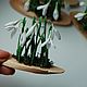  7 snowdrops on driftwood. Gifts for March 8. FLOWERRINA (flowerina). Online shopping on My Livemaster.  Фото №2