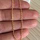 Order Gold-plated chain art.5-20 mm, 1.58h1,8 cm, South Korea. GemArt. Livemaster. . Chains Фото №3