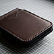 Зажим для денег купюр из натуральной кожи мужской кошелек. Зажимы. taffer leather goods. Интернет-магазин Ярмарка Мастеров.  Фото №2
