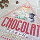 Napkin micro cross stitch Chocolate. Swipe. Comfortable gifts. Online shopping on My Livemaster.  Фото №2