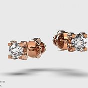 Массивные обручальные кольца с бриллиантами