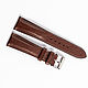 Brown watch strap with catwalk, Watch Straps, Moscow,  Фото №1