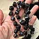 Бусы из армянского обсидиана. Бусы. gemstone. Ярмарка Мастеров.  Фото №4