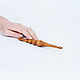 Crochet hook made of plum wood 7 mm. K194. Crochet Hooks. ART OF SIBERIA. Online shopping on My Livemaster.  Фото №2
