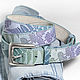 Blue Leather Belt, Straps, Ivanovo,  Фото №1
