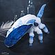 Moth textile 'Snow', big moth. Stuffed Toys. Secret Jar. My Livemaster. Фото №4