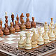 Шахматы  деревянные с резьбой "Битва за корону", Шахматы, Косов,  Фото №1