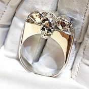 Украшения handmade. Livemaster - original item Ring: Silver ring with black spinel Hominidae. Handmade.