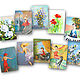 big little girls greeting card set 10 pcs, Cards, St. Petersburg,  Фото №1
