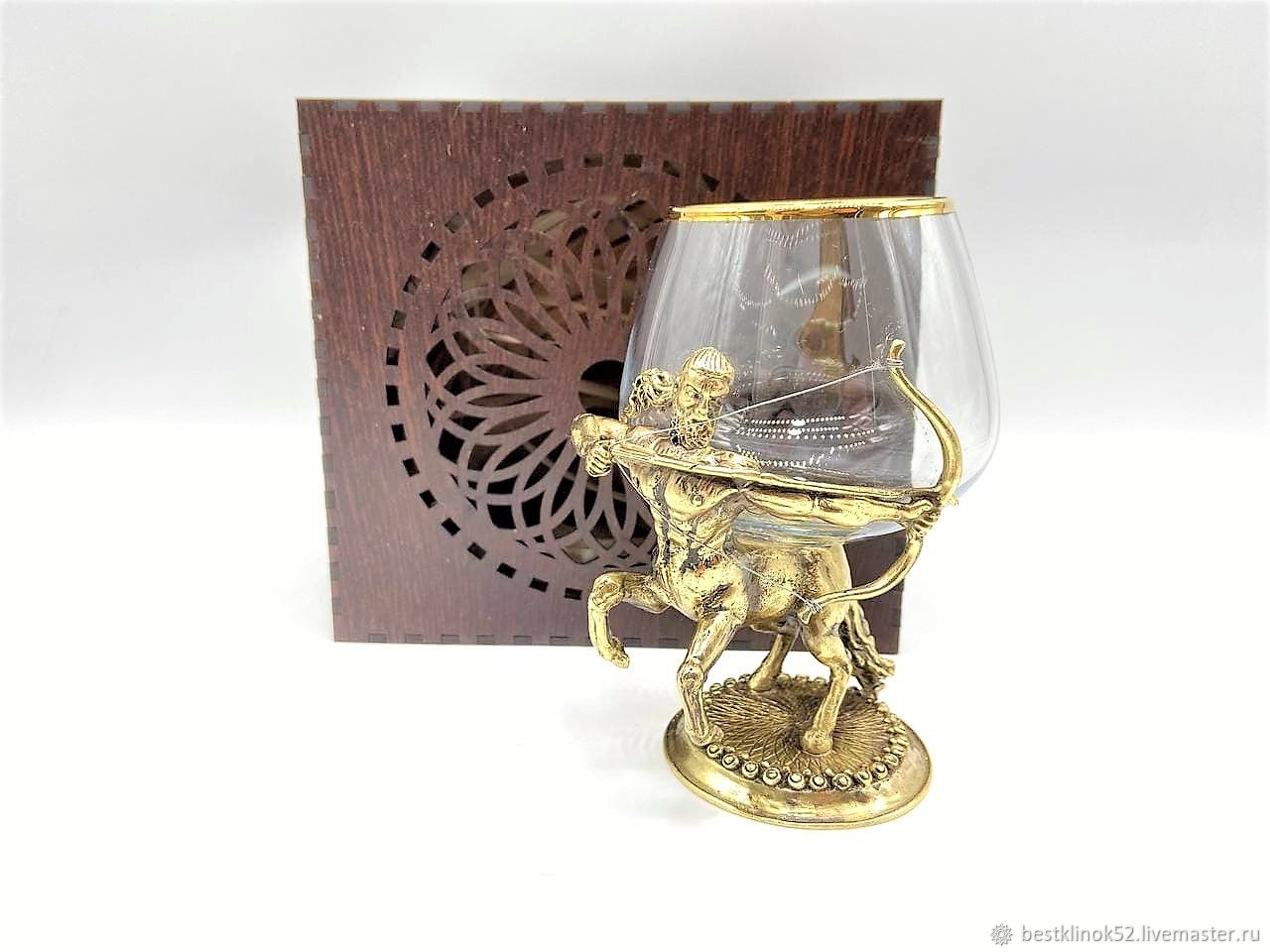 Cognac glass Sagittarius, Wine Glasses, Pavlovo,  Фото №1