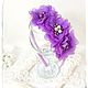 Заказать Ободок "Шифоновые цветы" в ассортименте. Евгения (Fairy_World.handmade). Ярмарка Мастеров. . Ободки и повязки на голову Фото №3
