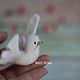 Felt toy:White Dove-Dove of Peace. Felted Toy. KravetsTatyana. My Livemaster. Фото №4