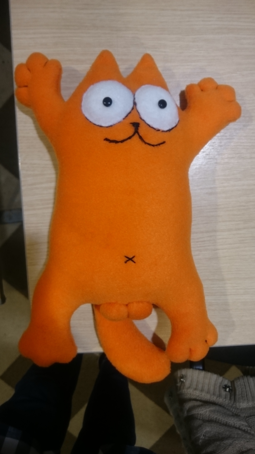 Один из этапов создания котика. 
