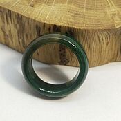 Украшения handmade. Livemaster - original item 20 r-R Ring green tinted agate (sza208). Handmade.