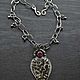 Pendant silver pendant with natural stone. Pendant with agate on a chain. Pendant. Natali Batalova. My Livemaster. Фото №4