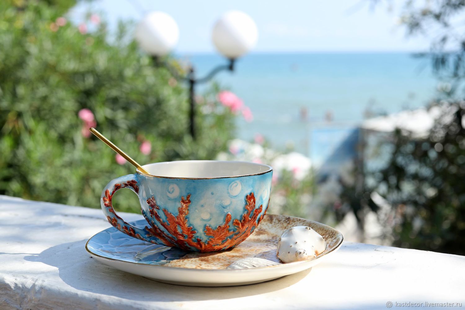 Tea porcelain couple 'Velvet season', Single Tea Sets, Moscow,  Фото №1