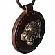 Leather keychain with jaguar bas-relief. Key chain. asgefest. Online shopping on My Livemaster.  Фото №2