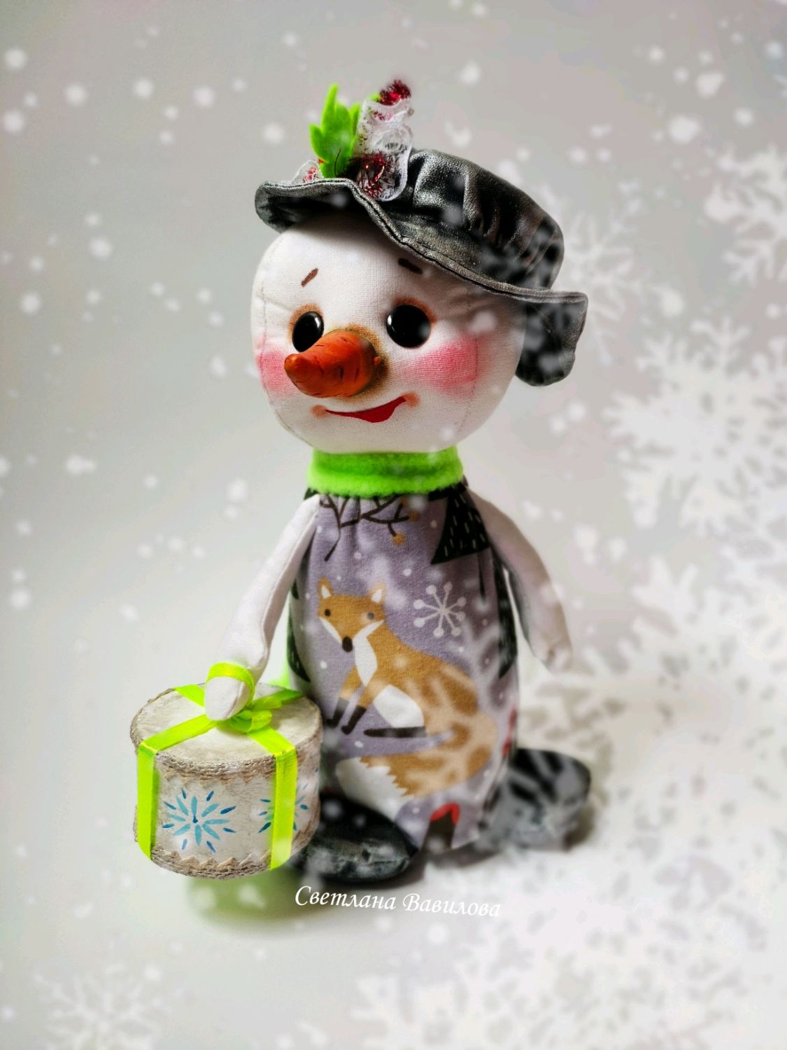 Новогодние сувениры Снеговик