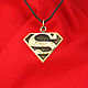 Супермен кулон брелок из бронзы, Комикс DC Comics, Подвеска, Симферополь,  Фото №1