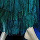 Wraparound skirt  boho style  "Emerald". Skirts. Юбки бохо (grifelt). Ярмарка Мастеров.  Фото №6
