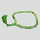 Rosary of onyx ' green Paradise`
