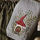 Сумка с вышивкой и фермуаром. Сумка с фермуаром. Лисий дом ~. Ярмарка Мастеров.  Фото №5